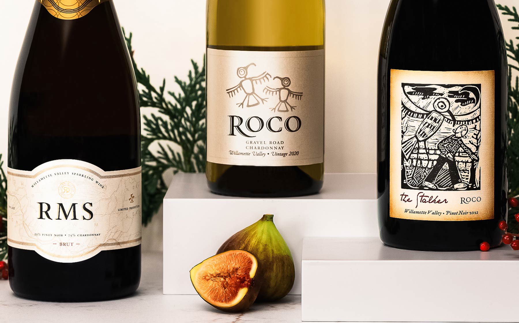 Three different ROCO wines.